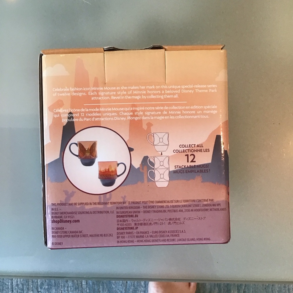 NIB Minnie Mouse Main Attraction Big Thunder Mountain Stackable Mug Ltd Ed 9/12 - Picture 2 of 4
